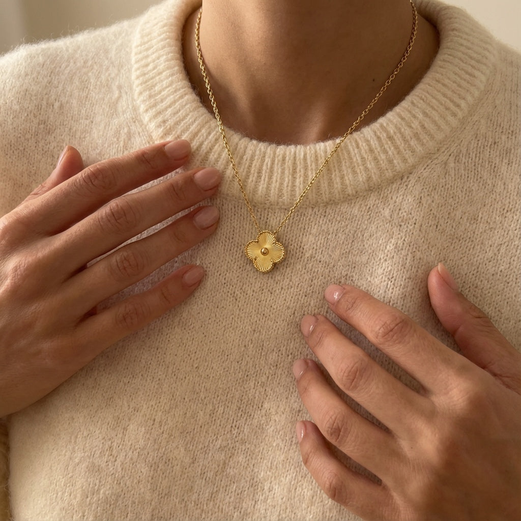Clover Gold Necklace